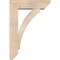 Ekena Millwork Thorton Slat Smooth Bracket w/ Offset Brace, Douglas Fir, 7 1/2"W x 26"D x 38"H BKT0806X26X38THR06SDF - alternate 4